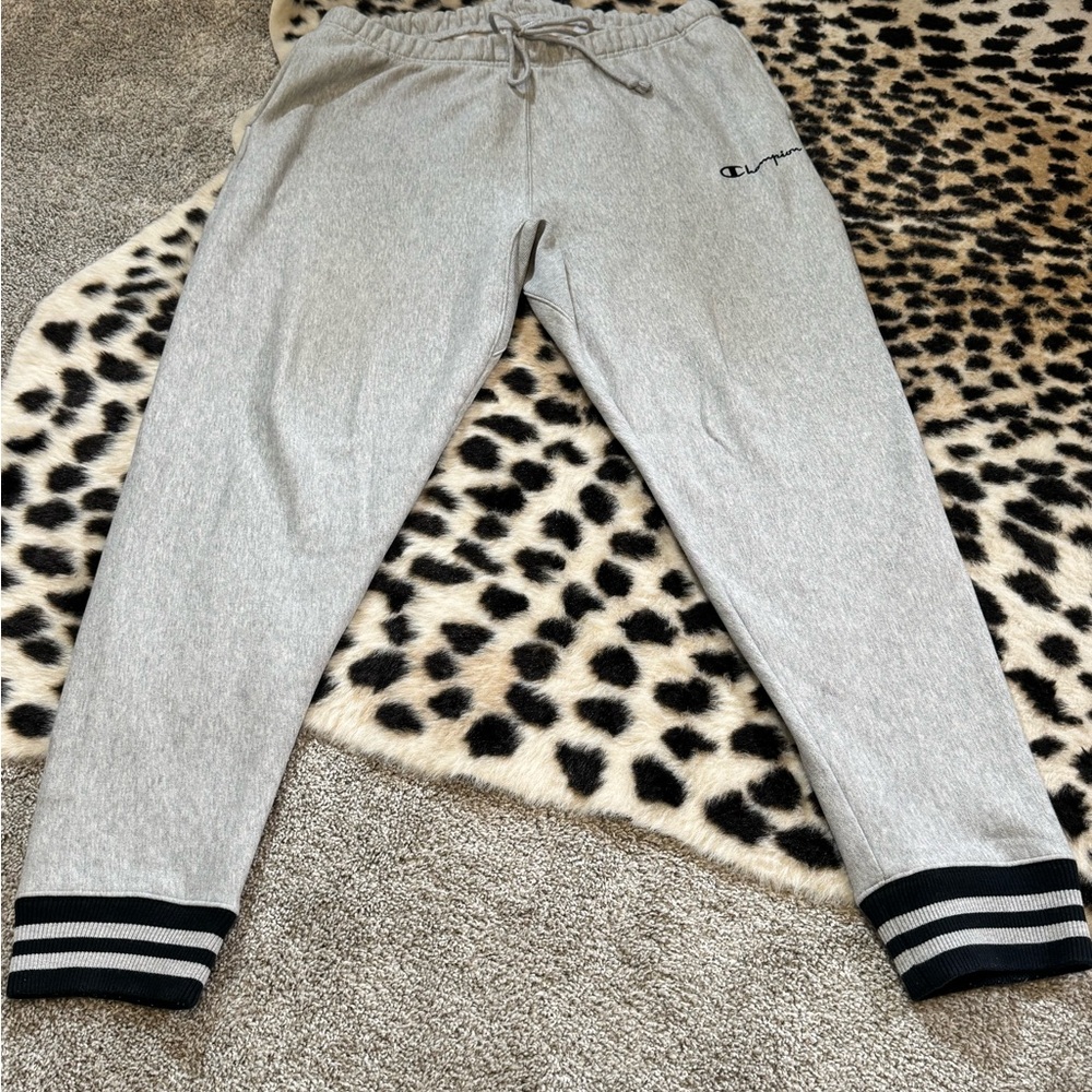 Champion Reverse Weave Jogger Pants Mens XXL Heavyweight  Athleisure Gray